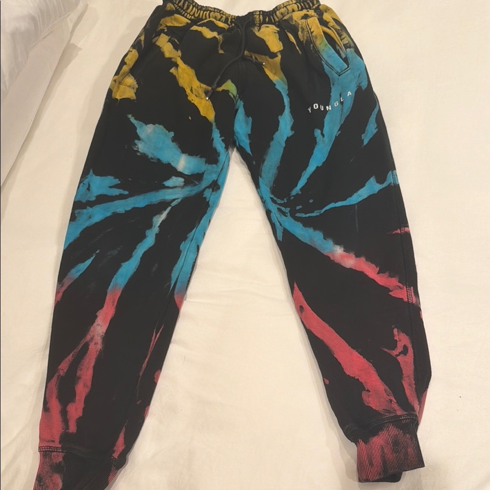 YoungLA Multicolor Tie-Dye Joggers